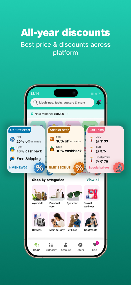 Netmeds - India Ki Pharmacy screenshot 2