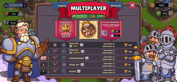 Bandits vs Lords Epic War