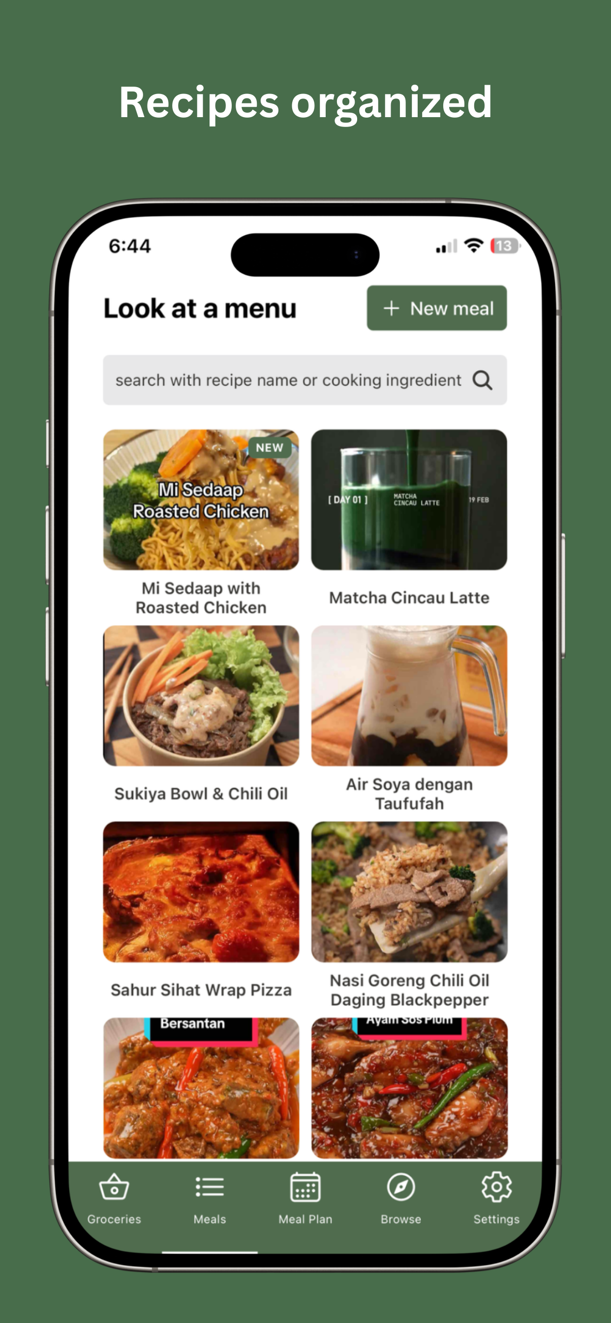 Kerisik: Recipe Manager