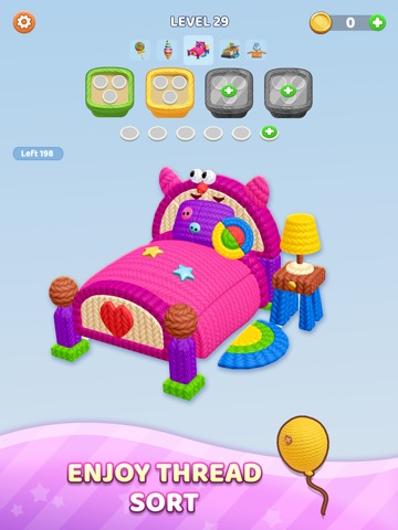 Yarn Fever! Unravel Puzzle iPad screenshot
