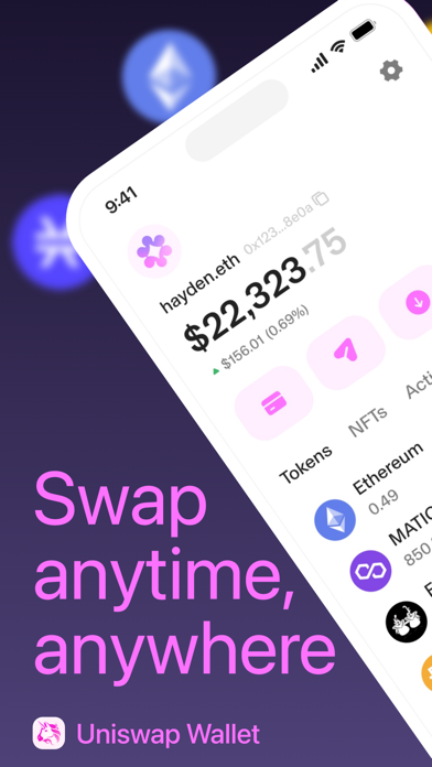 Screenshot #1 pour Uniswap Anytime