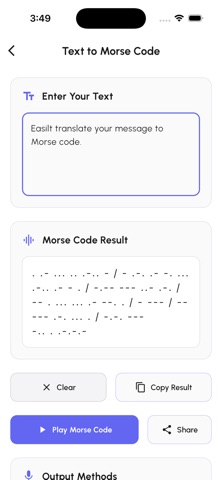Morse Code Translator Pro Screenshot 2 of 4