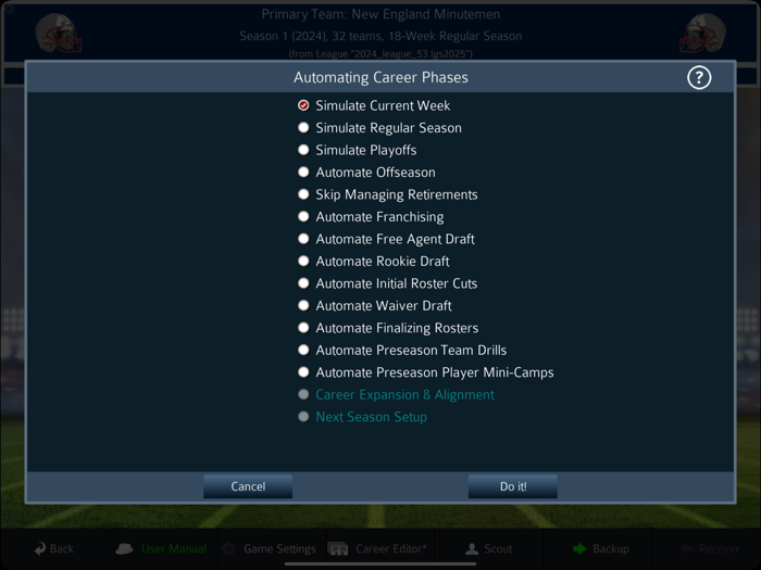 Pro Strategy Football 2025