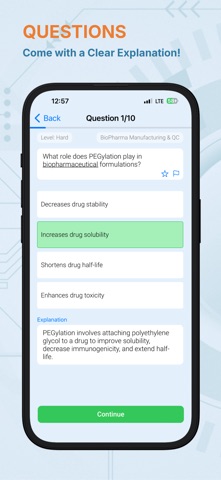BioPharma Knowledge Test Screenshot 3 of 6