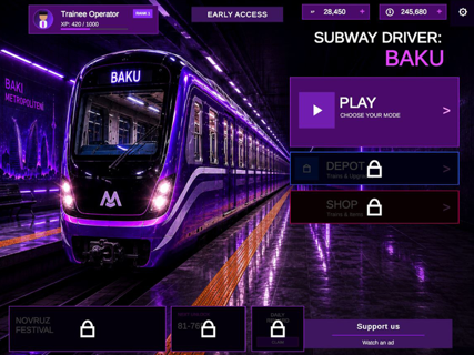Subway Driver: Baku screenshot 14
