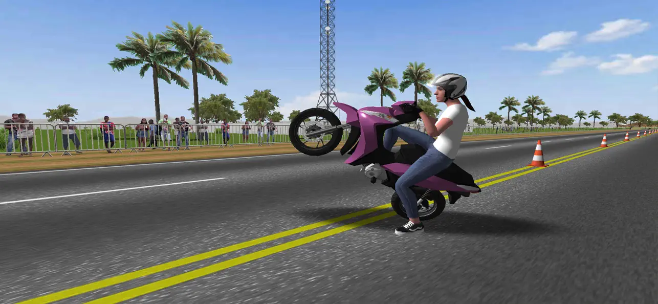 Screenshot #1 pour Grau Moto Wheelie 3d Bike Game