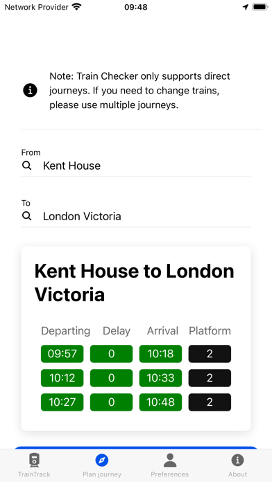 TrainTrack UK Screenshot