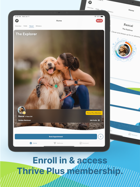 Thrive Pet Healthcare iPad screenshot 4 - Medical app