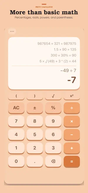 Pretty Calculator: Themes screenshot 2
