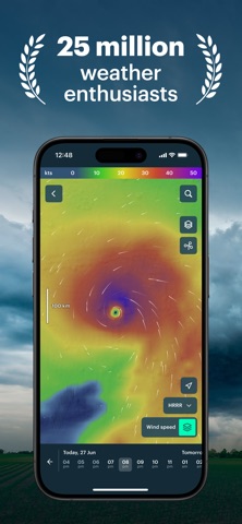 Windy.app — Wind, Tides, Radar App Store preview screenshot 1