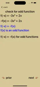 Even and Odd Polynomials screenshot #10 for iPhone