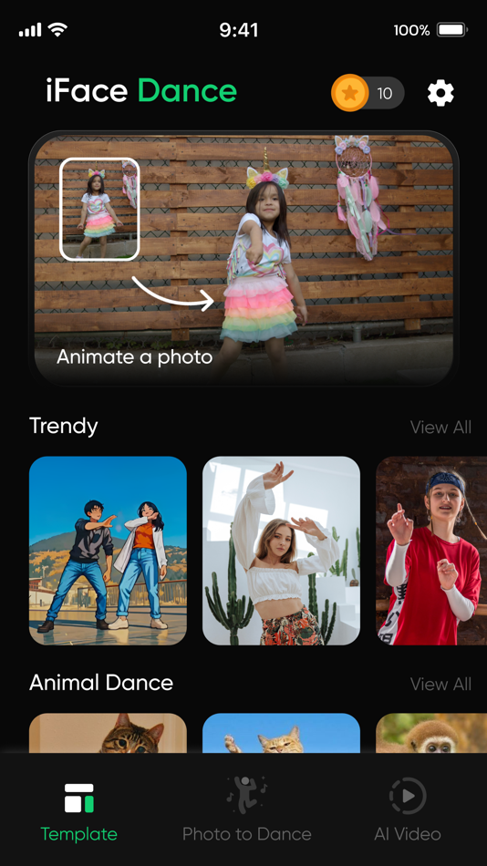 #6. iFaceDance : AI Image Animator (iOS) โดย: Phawk Infotech LLP