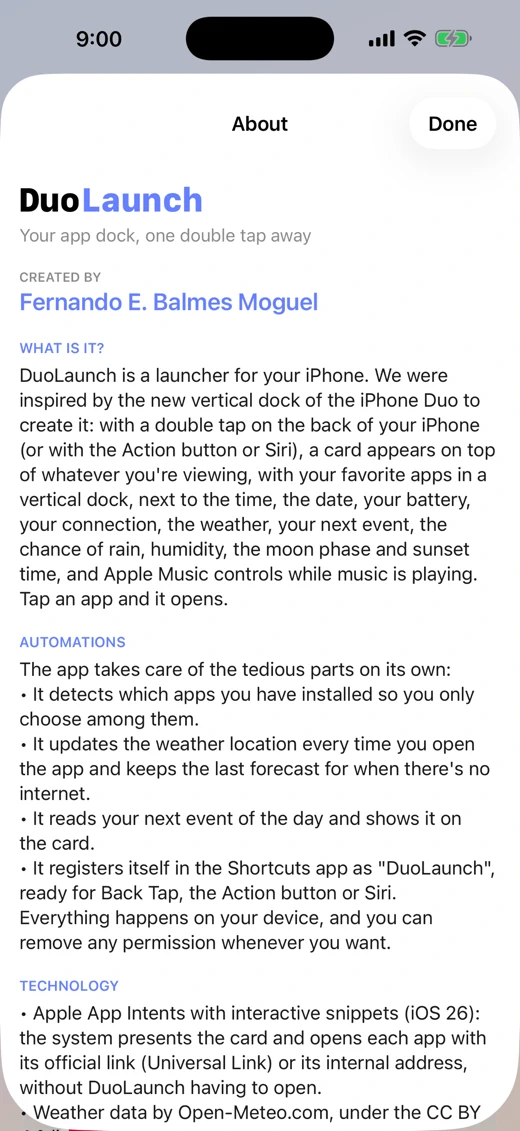 DuoLaunch screenshot 4
