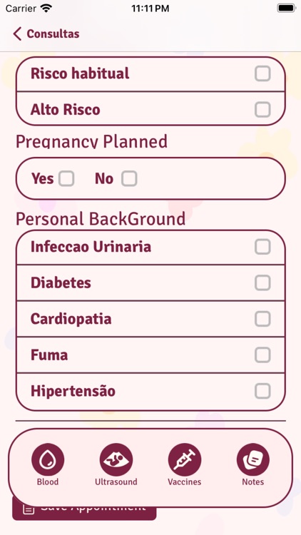 Lumi: Caderneta da Gestante