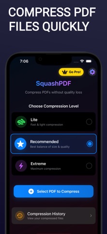 PDF Compressor - SquashPDF Screenshot 1 of 4