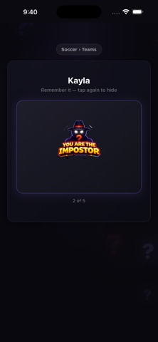Whos The Impostor? screenshot