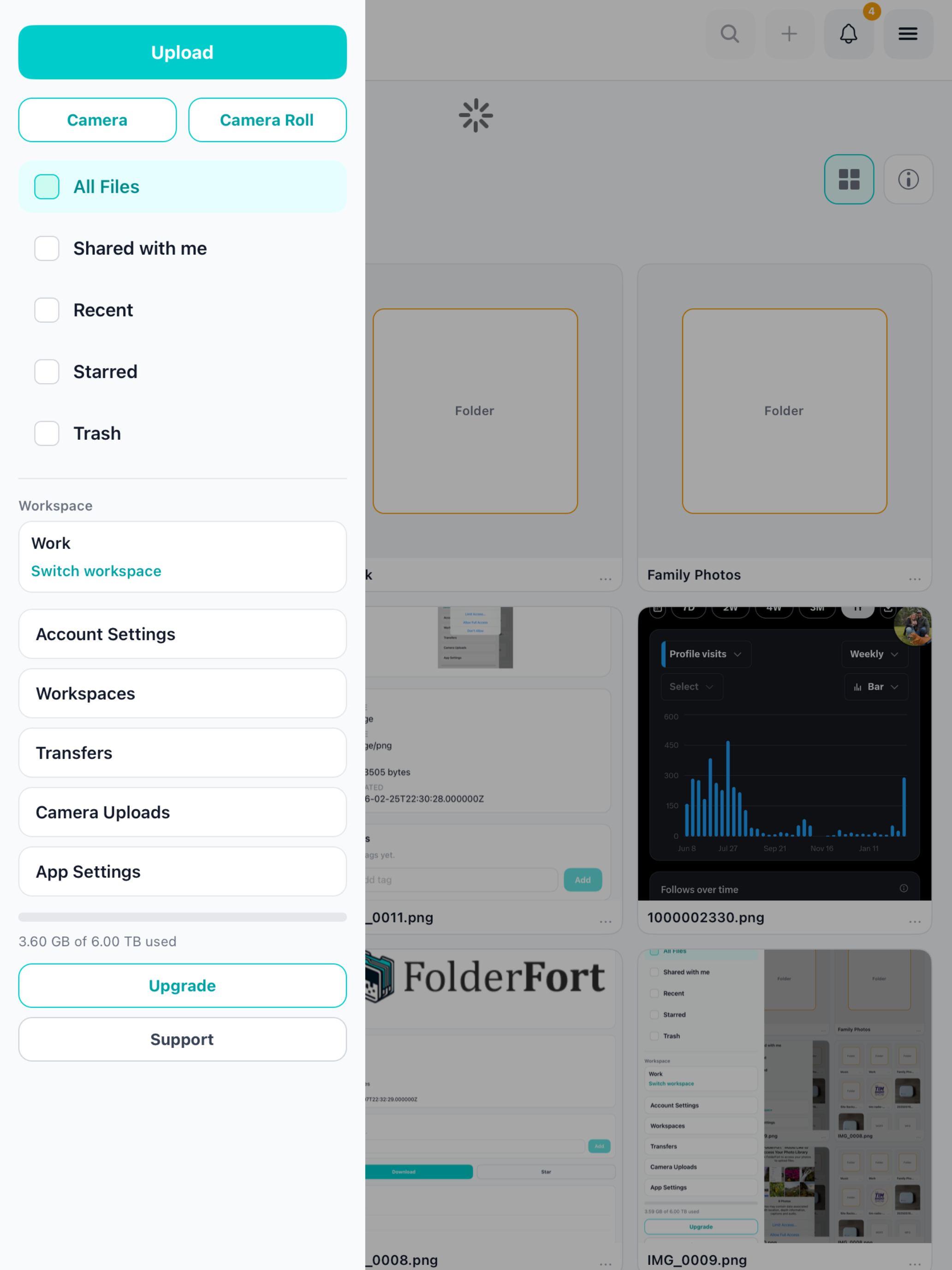 Folder Fort - Cloud Storage screenshot 7
