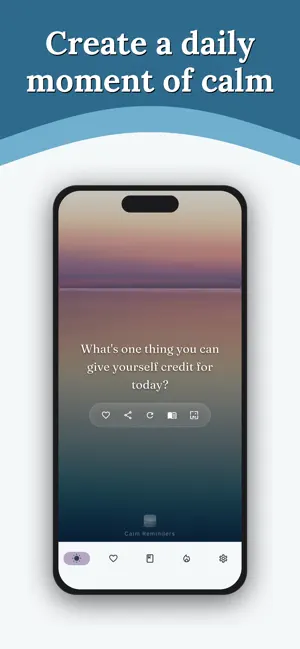 Calm Reminders & Journal screenshot 1
