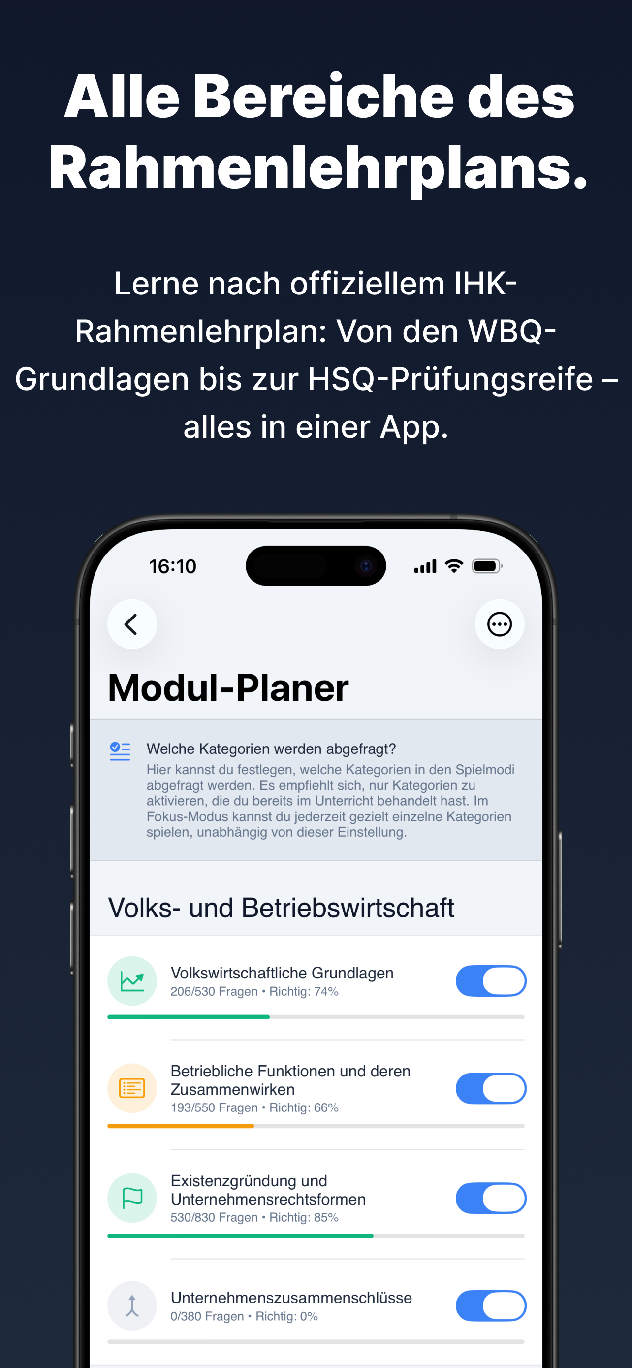 Fachwirt Hero - WBQ & HSQ screenshot 2