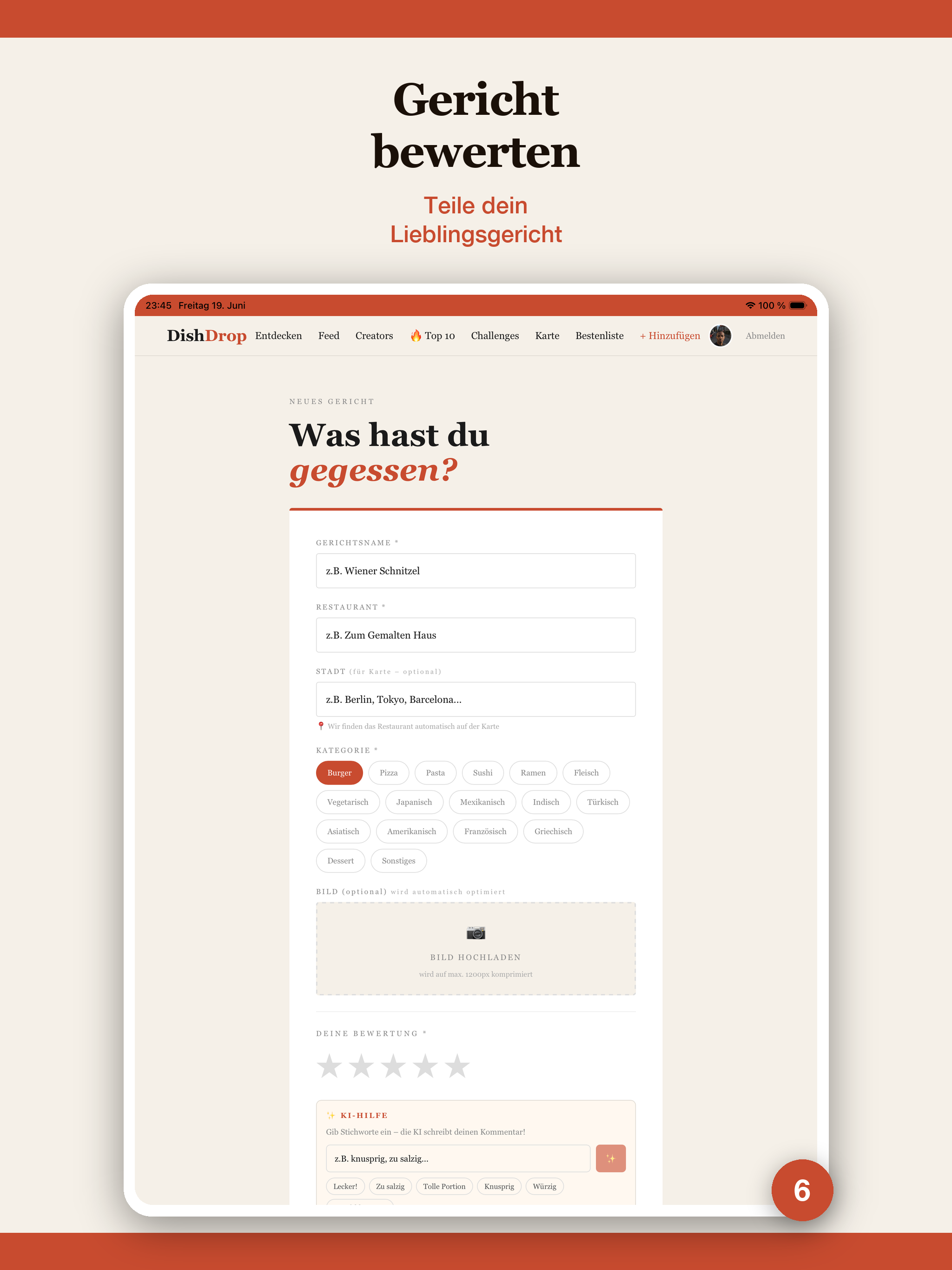 DishDrop – Gerichte bewerten screenshot 11