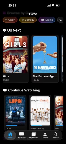 VisionTime: Movie & TV Tracker screenshot