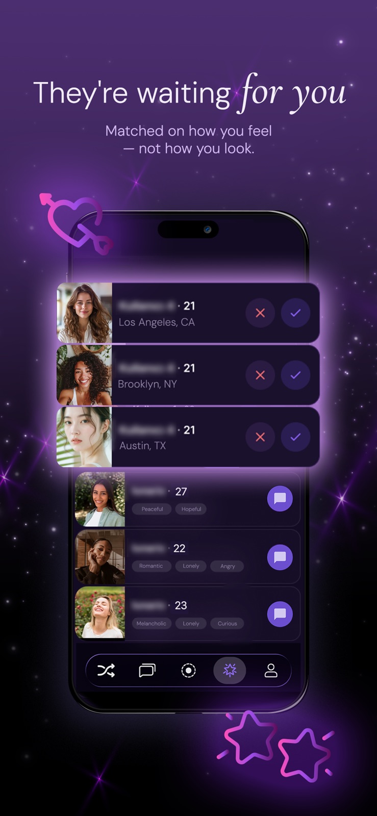 Poemia: Anonymous Chat & Match iphone screenshot 3