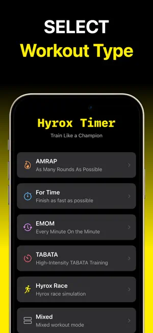 Hyrox Timer screenshot 2