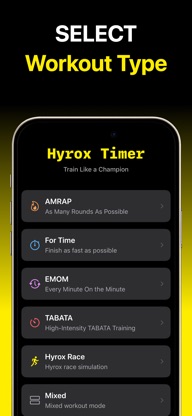 Hyrox Timer screenshot 2