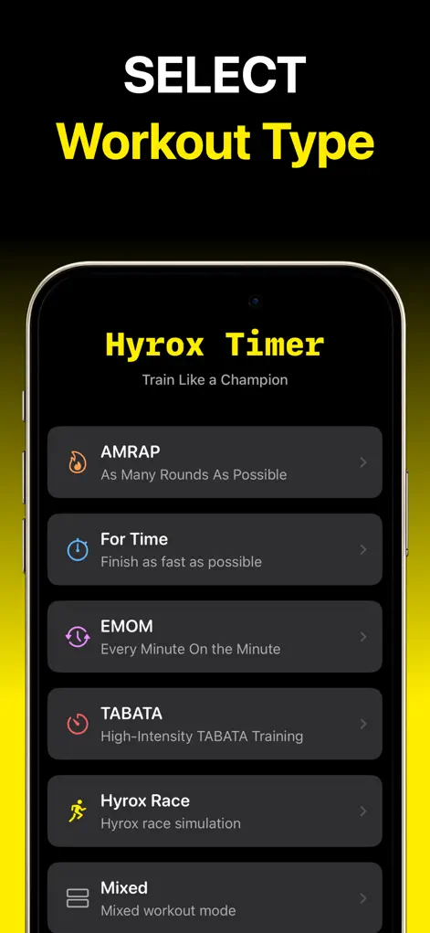 Hyrox Timer - App de Salud y forma física | MWM