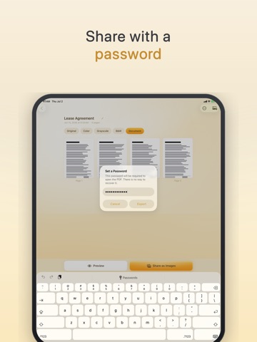 ScanTo Pro: Offline PDF & OCR iPad screenshot