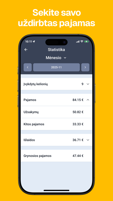 Etransport - Vairuotojams iPhone screenshot 4 - Business app