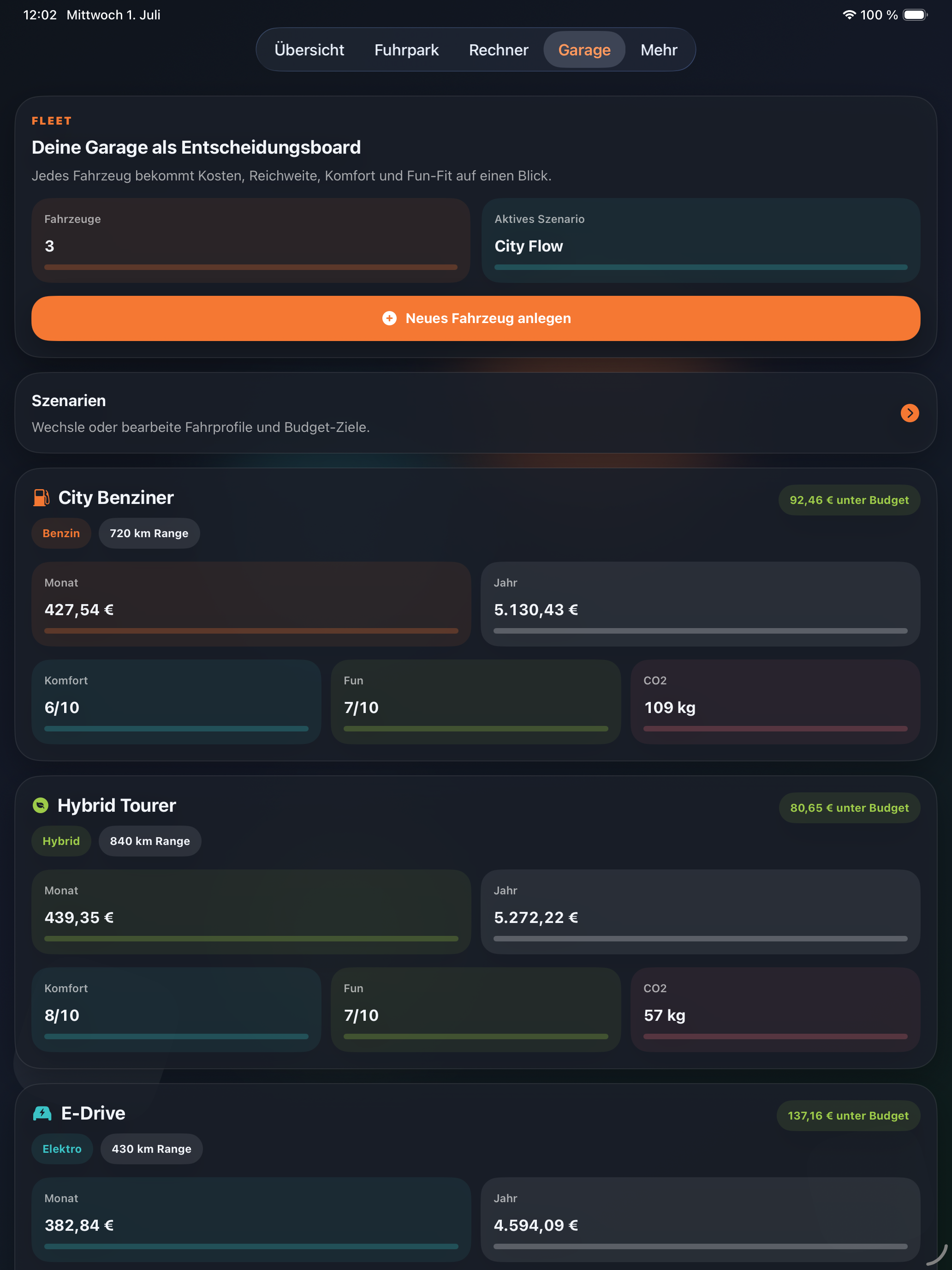 CarCalc Pro: Autokosten screenshot 8