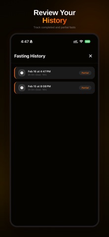 FastBite: Intermittent Fasting Screenshot 5 of 5