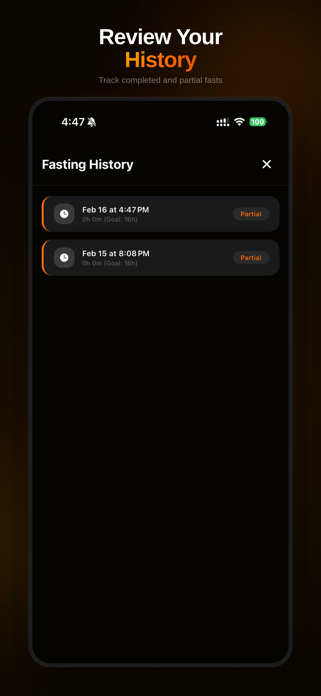 FastBite: Intermittent Fasting Screenshot 5 of 5