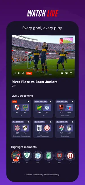Fanatiz: Watch Live Soccer screenshot 2