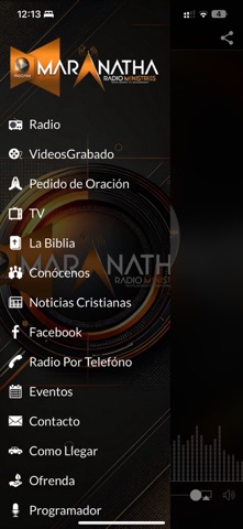 Maranatha Radio iPhone screenshot