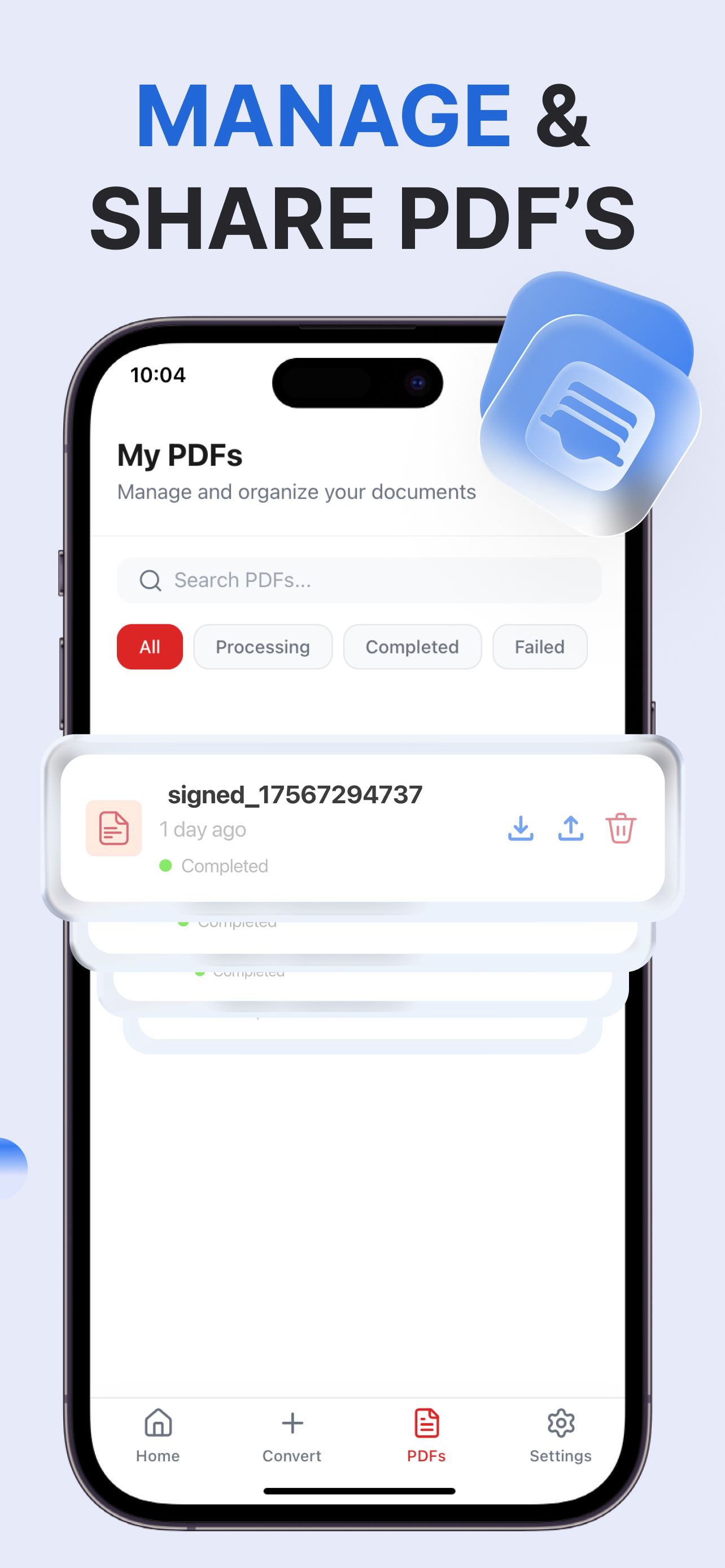 PDFx: PDF Converter, Signature screenshot 5