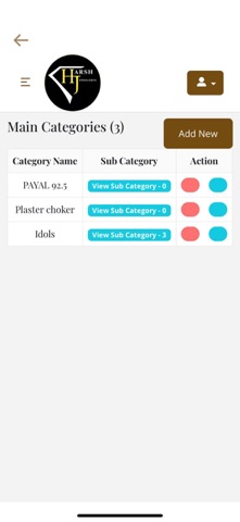H J Vendors screenshot