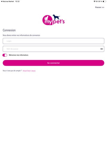 Mypets officiel iPad screenshot