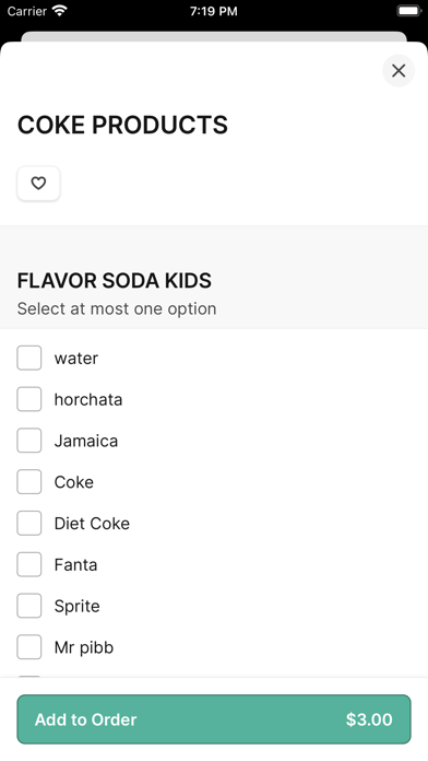 Rico's Tacos iPhone screenshot 4 - Food & Drink app