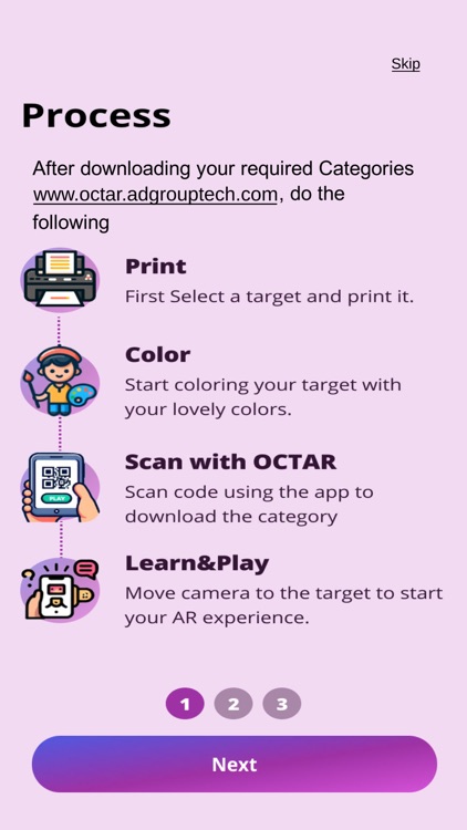 OCTAR: 3D AR Coloring