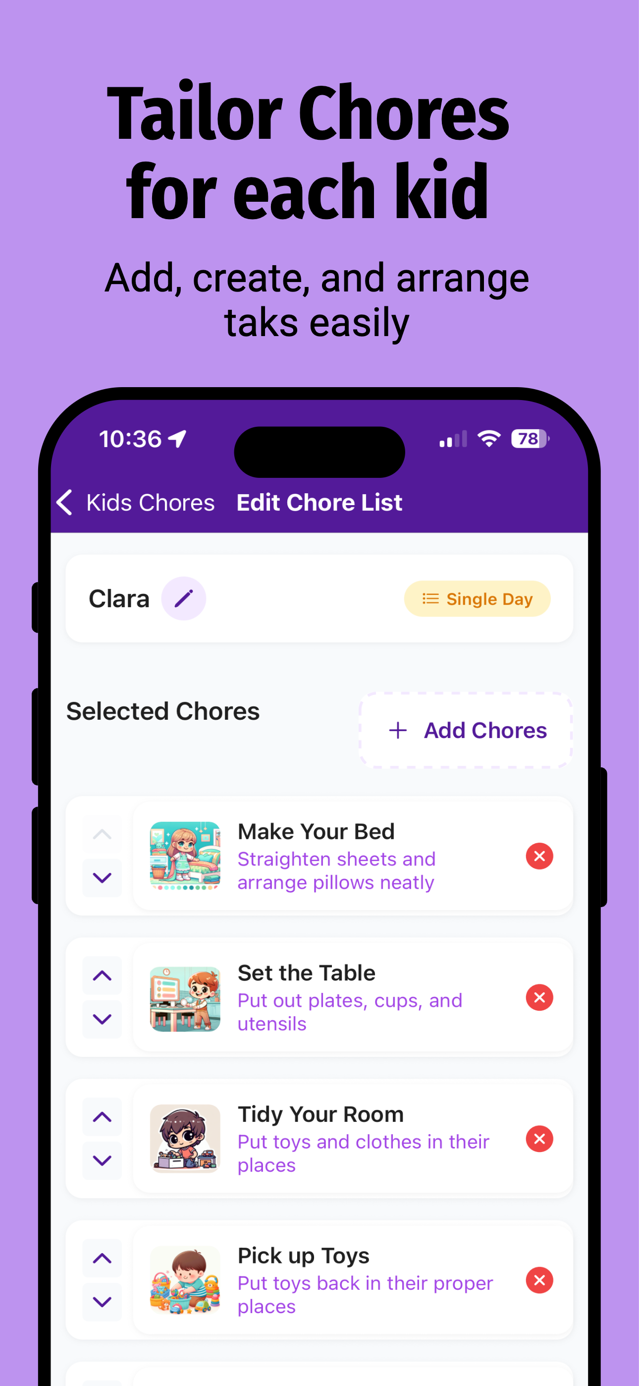 Kids Chore Planner