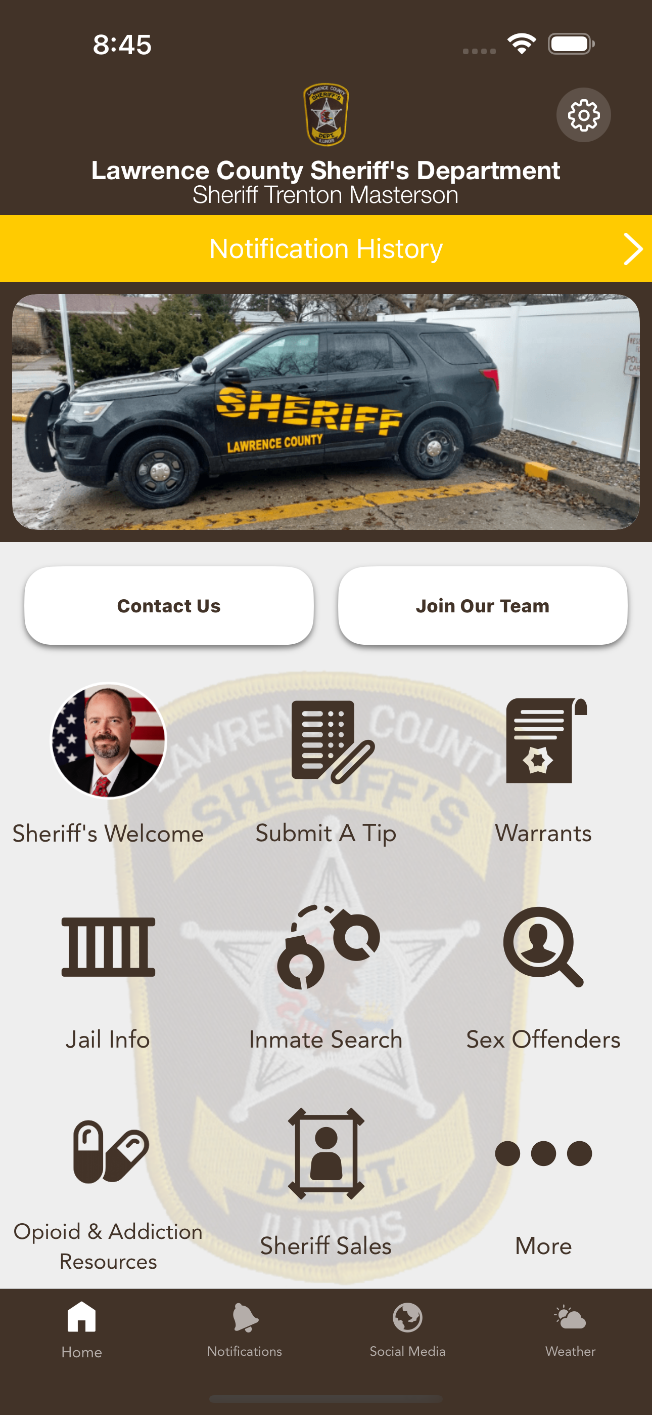 Lawrence County Sheriff's Dept