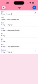 Birth Control Pill Reminder screenshot