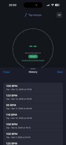 BPM Counter - TapTempo Screenshot 2 of 3