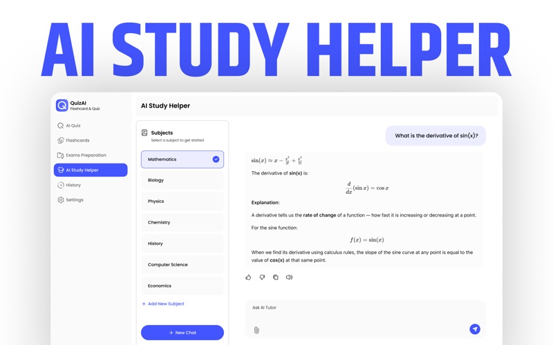 Quiz Maker: AI Flashcards iPhone screenshot