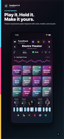 TuneDeck Soundboard Studio iPhone screenshot