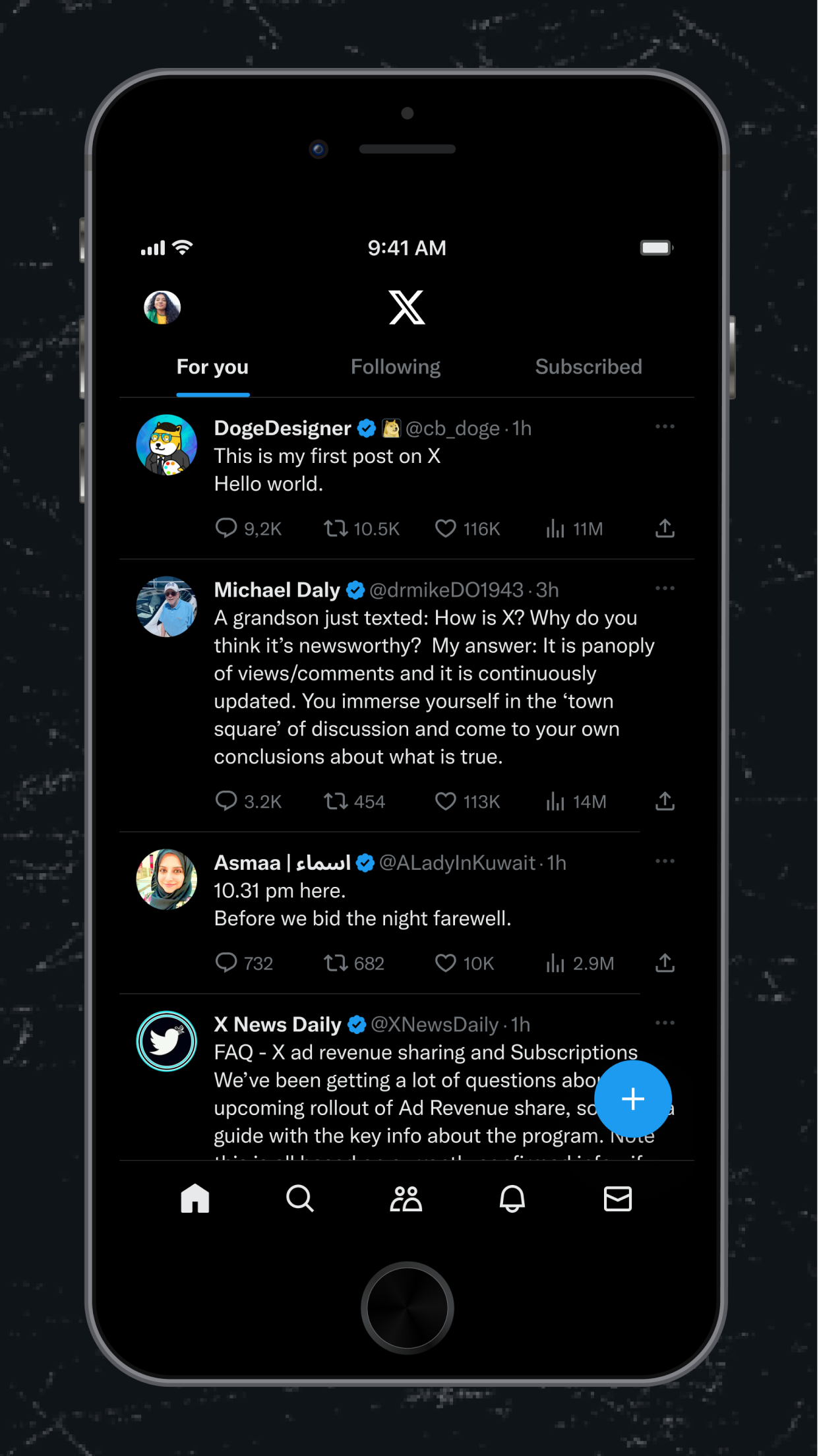 X screenshot 1