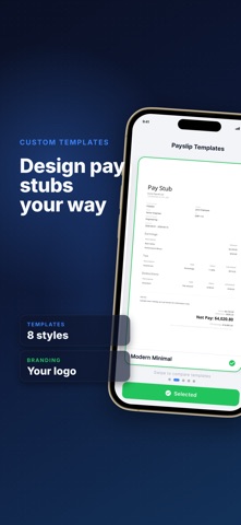 Paystub Generator - Pay Stub iPhone screenshot
