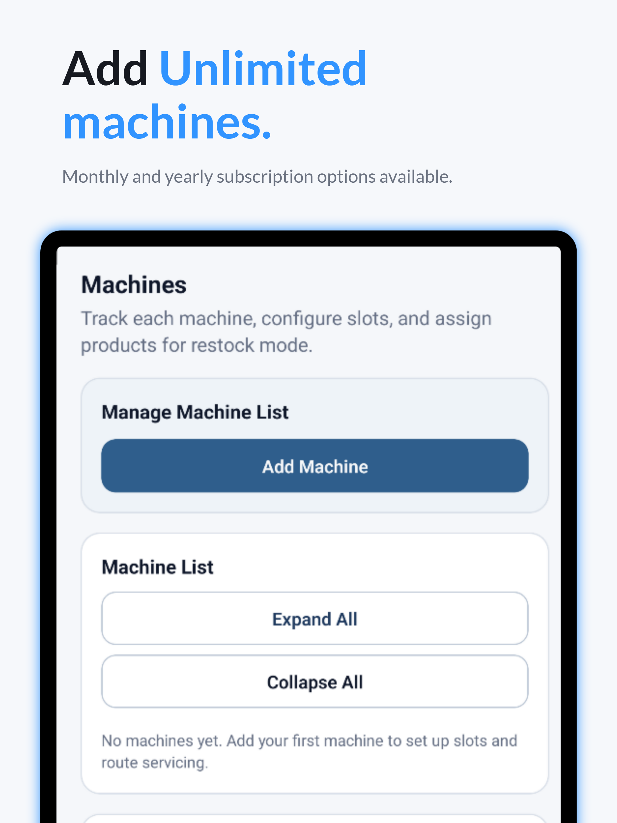 VendTrack: Vending Manager